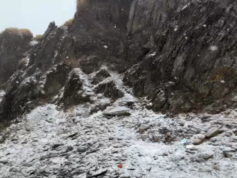 武陵、合歡正下雪中! 民眾請做好保暖再上山
